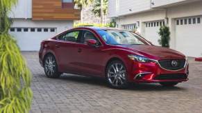 A red 2017 Mazda6, a reliable used Mazda6 model year under $15,000