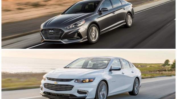 2018 Hyundai Sonata vs. 2018 Chevy Malibu: How Do These Used Midsize Sedans Compare?