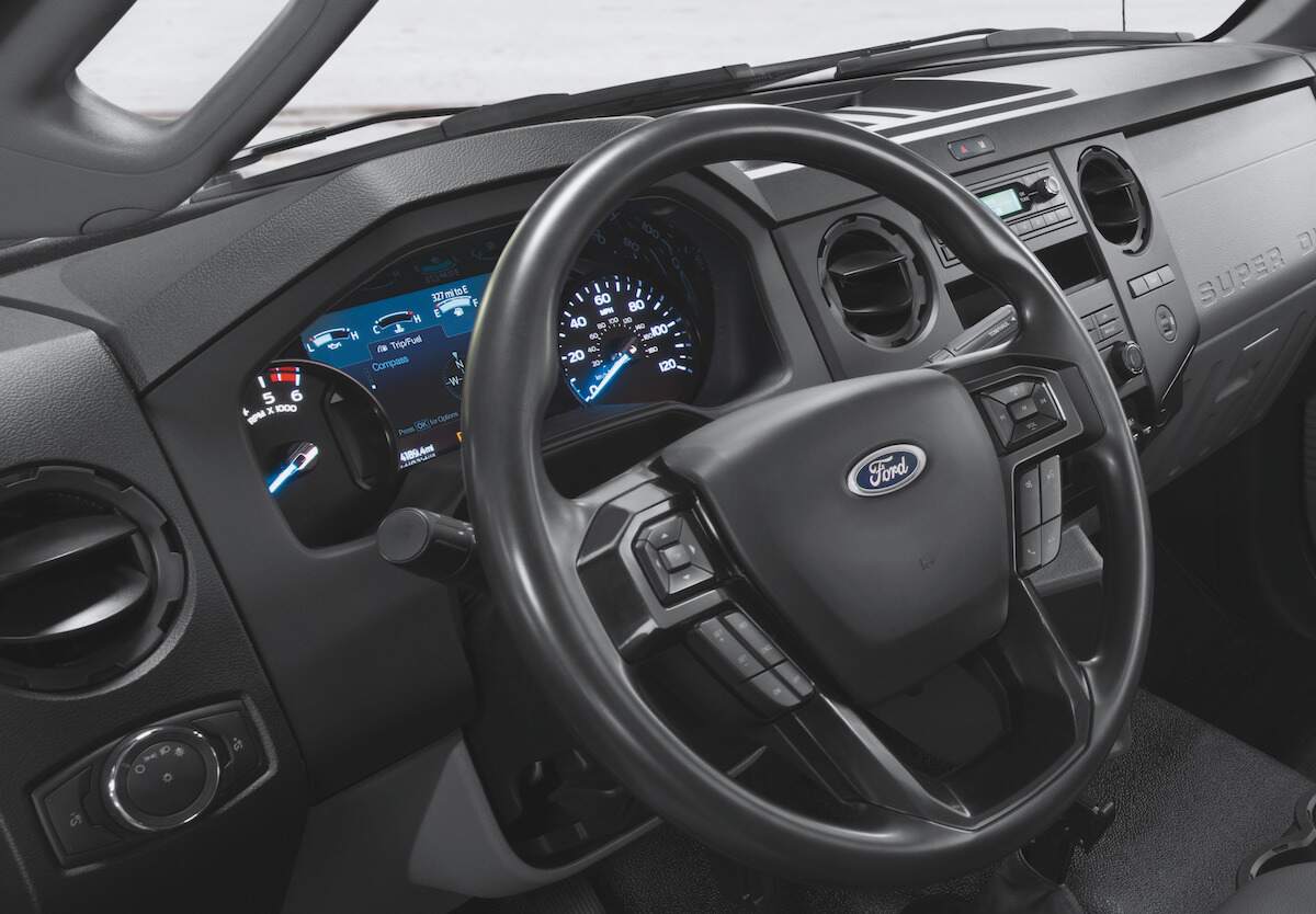 2022 Ford F-750 interior