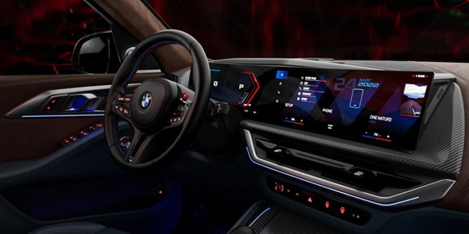 The 2023 BMW XM infotainment system
