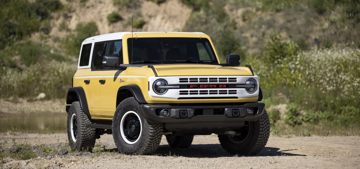 2023 Ford Bronco Heritage Limited Edition Yellowstone paint