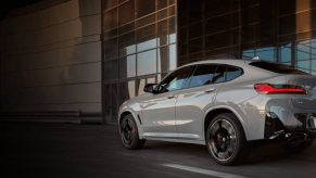 A 2024 BMW X4 compact luxury crossover SUV model in its Activity Coupe configuration