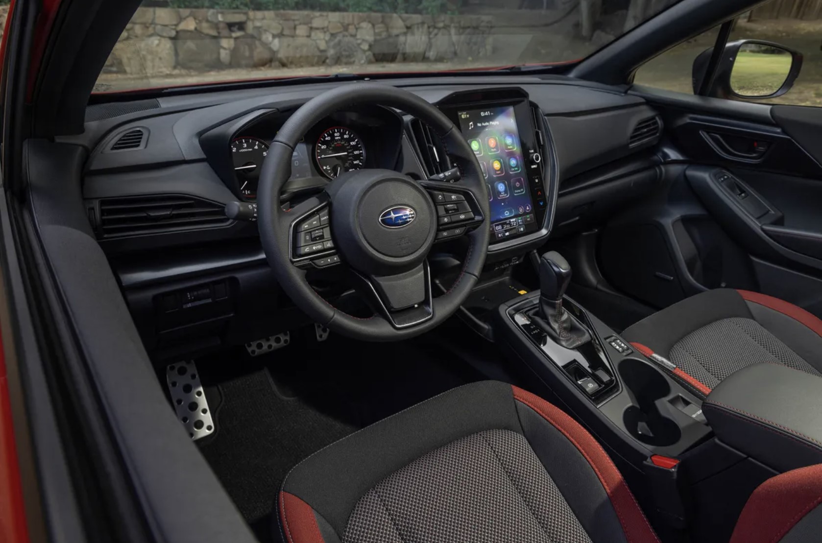 The 2024 Subaru Impreza interior and dash 