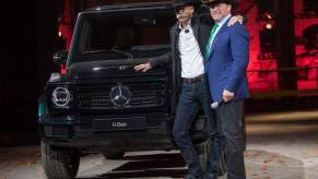 Arnold Schwarzenegger presents the 2018 Mercedes-Benz G-Class