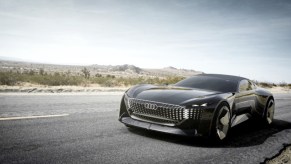 Audi Skysphere concept on road