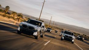 BMW XM plug-in hybrid (PHEV) full-size luxury performance SUV models at Coachella 2023