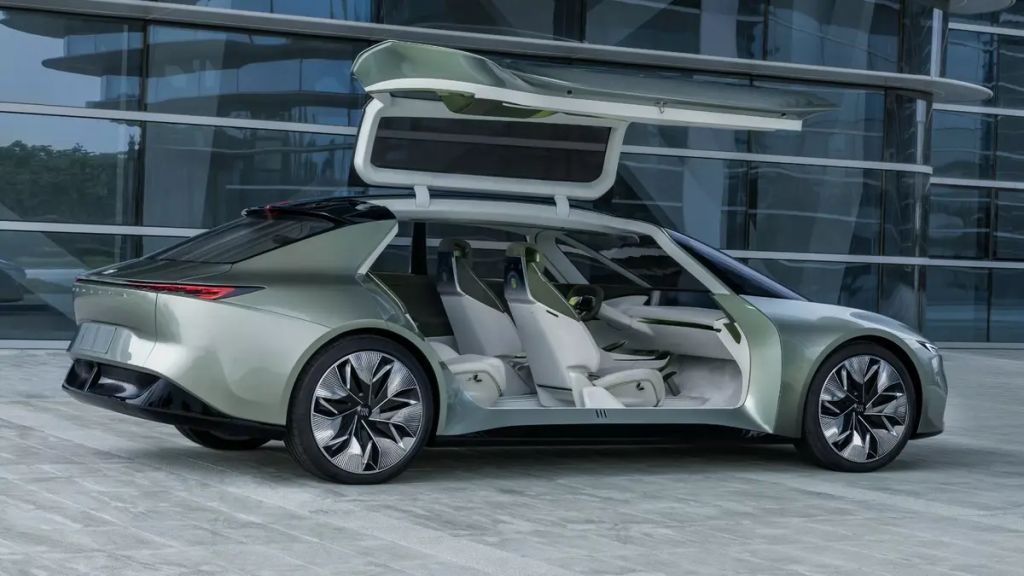 Buick Proxima concept in front of office