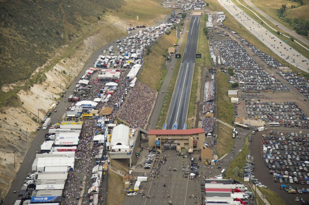 Mile High Nationals crowds at Bandimere Raceway in Denver 