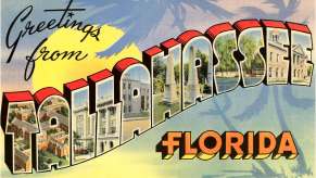 Vintage Tallahassee, Florida, postcard