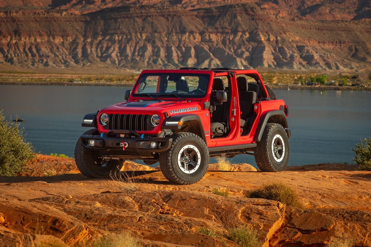 The 2024 Jeep Wrangler with the Jeep Peroformance Parts 2-inch lift kit