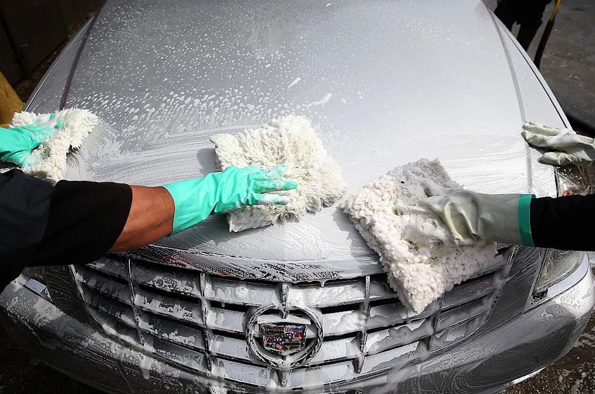 Car wash can help protect your car in winter