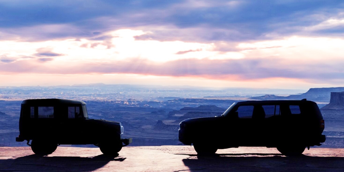 A new Toyota Land Cruiser teaser image.
