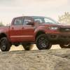 The 2021 Ford Ranger off-roading in sandy conditions