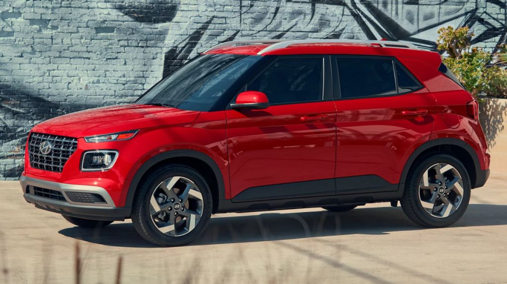 red 2023 Hyundai Venue sub-compact SUV