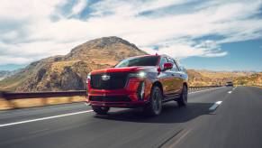 The best family SUV is the 2023 Cadillac Escalade-V