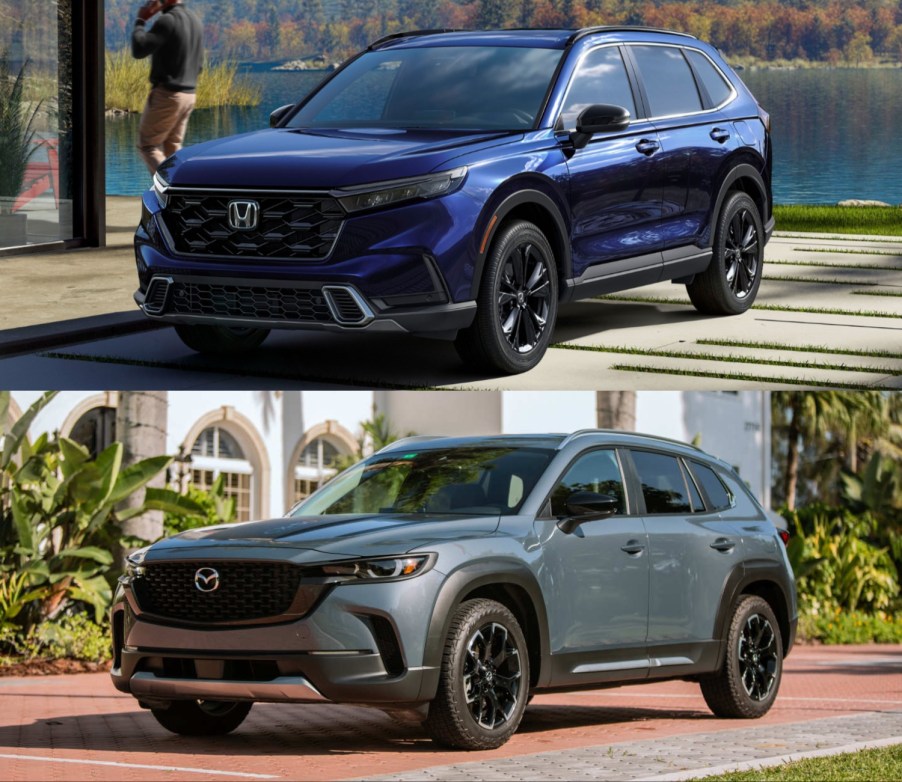The best small SUVs of 2023 include this Mazda CX-50 and Honda CR-V