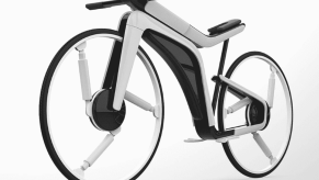 Tesla Model B e-bike concept studio shot