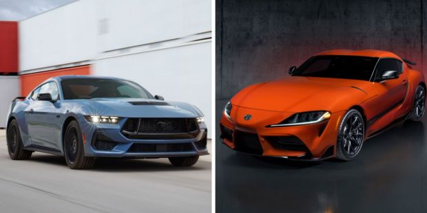 2024 Ford Mustang vs. 2024 Toyota GR Supra: Sports Car Spar