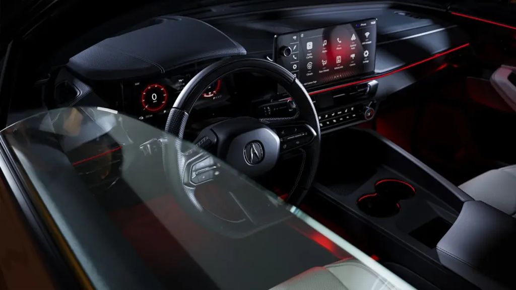 2024 Acura ZDX EV SUV black interior
