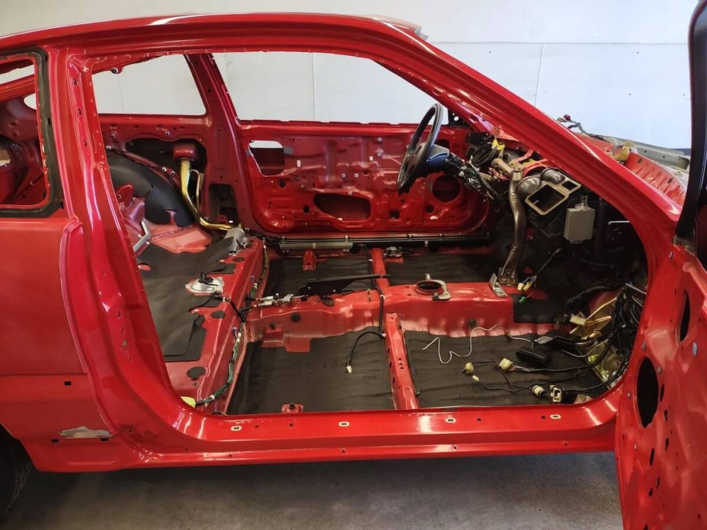 1991 Honda CR-X bare interior