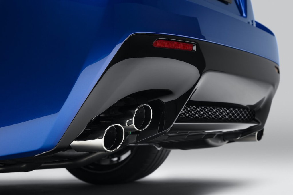 2015 Lexus RC F exhaust tips