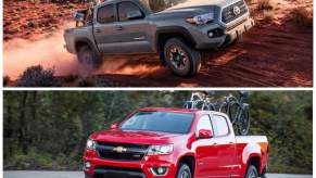 2018 Toyota Tacoma vs 2018 Chevy Colorado used midsize trucks
