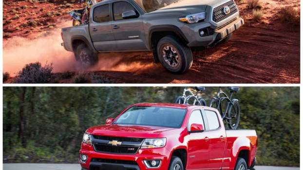 2018 Toyota Tacoma vs. 2018 Chevy Colorado: Which Used Midsize Truck Wins?