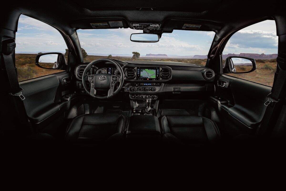 2019 Toyota Tacoma Off-Road midsize pickup truck interior