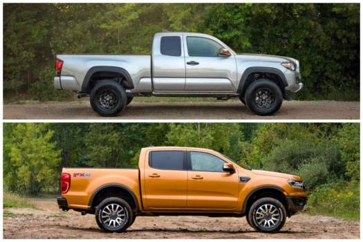 Toyota Tacoma vs. Ford Ranger: Which $25,000 Used Midsize Truck Is the Better Buy?