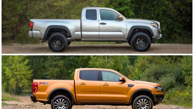Toyota Tacoma vs. Ford Ranger: Which $25,000 Used Midsize Truck Is the Better Buy?