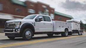 A fully loaded 2021 Ford F-550 Lariat