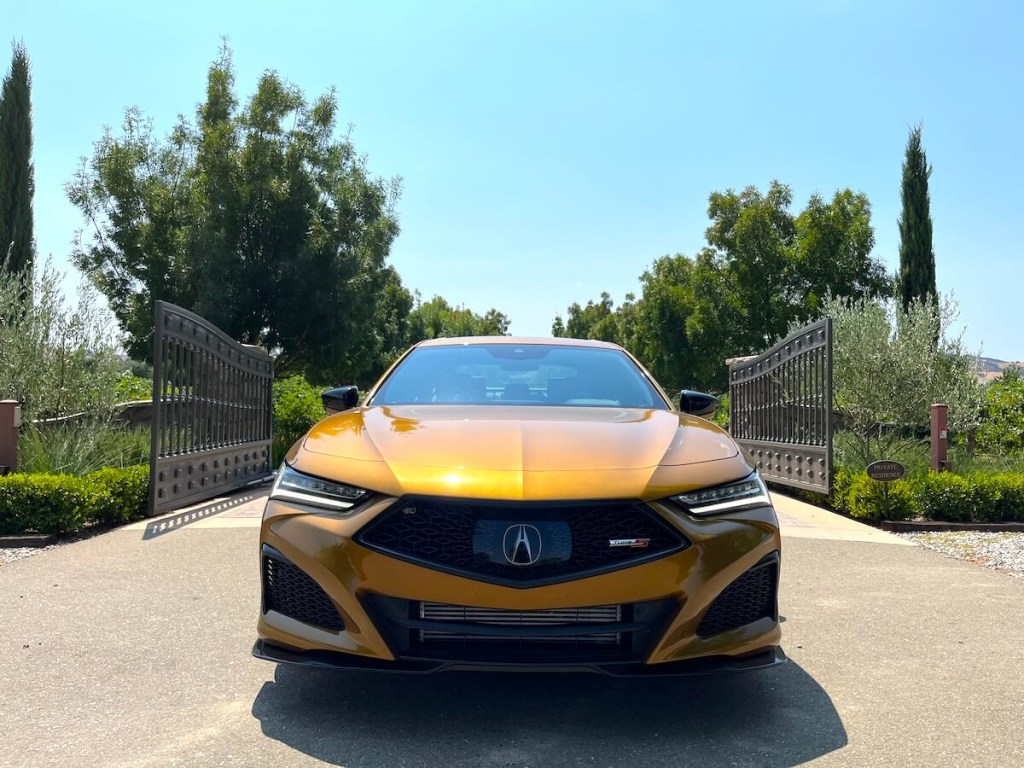 A front view of the 2023 Acura TLX Type S 