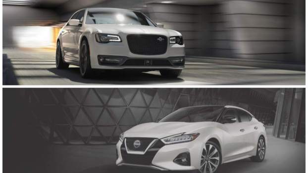2023 Chrysler 300 vs. 2023 Nissan Maxima: U.S. and Japan Battle for Best Large Sedan