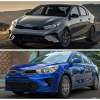 2023 Kia Forte vs 2023 Kia Rio comparison