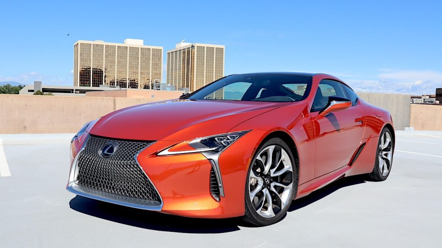 2023 Lexus LC 500, a competitor to the BMW 8 Series