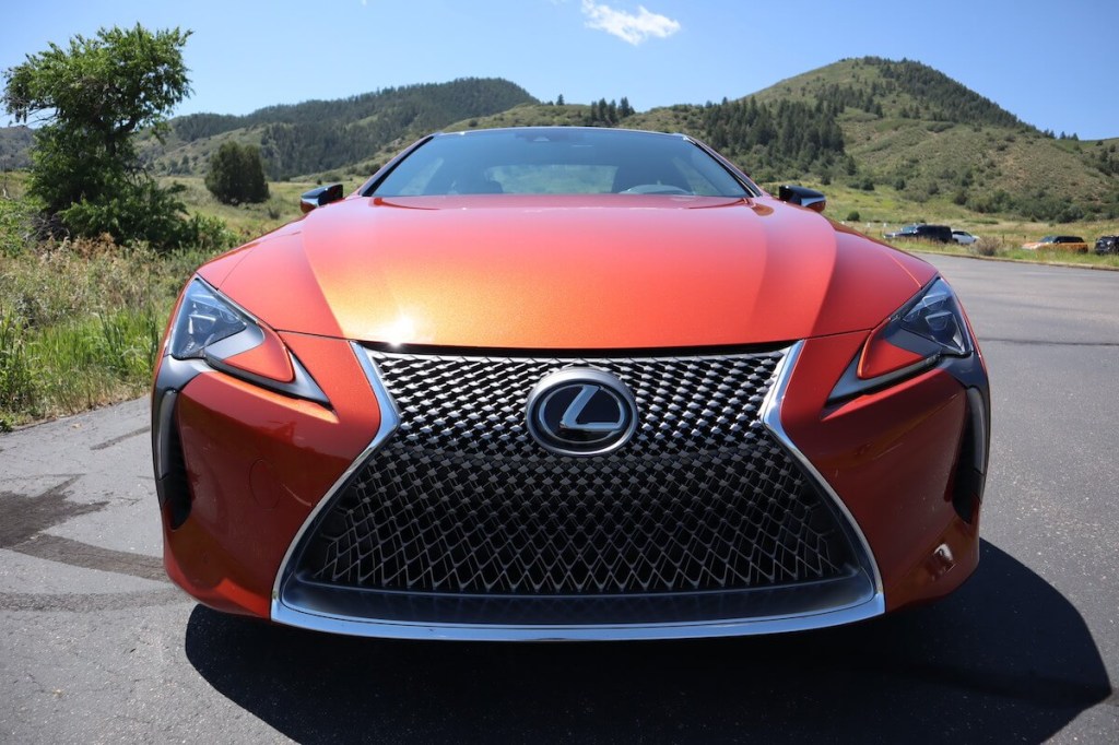 2023 Lexus LC 500 front head-on view