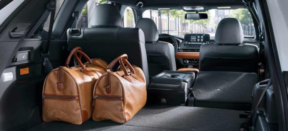 The cargo space in the 2023 Mitsubishi Outlander PHEV