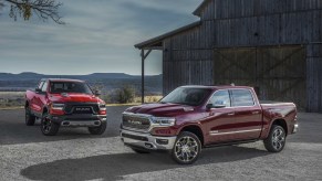 2023 Ram 1500 models parked together