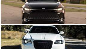 2023 Toyota Crown vs 2023 Chrysler 300 large sedans