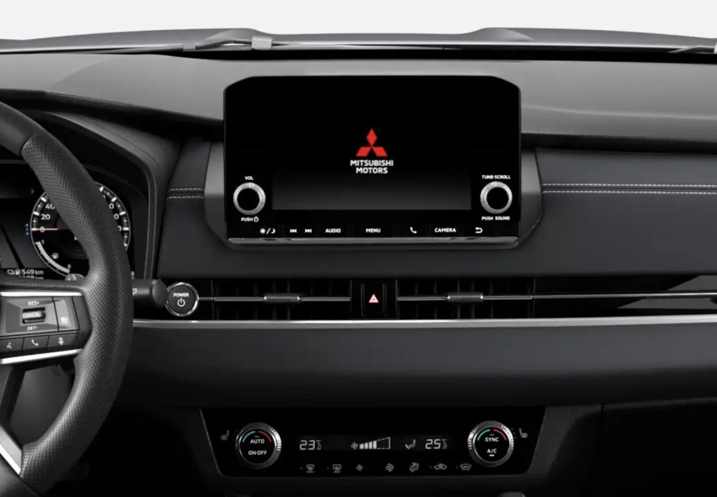 2023 Mitsubishi Outlander PHEV infotainment screen