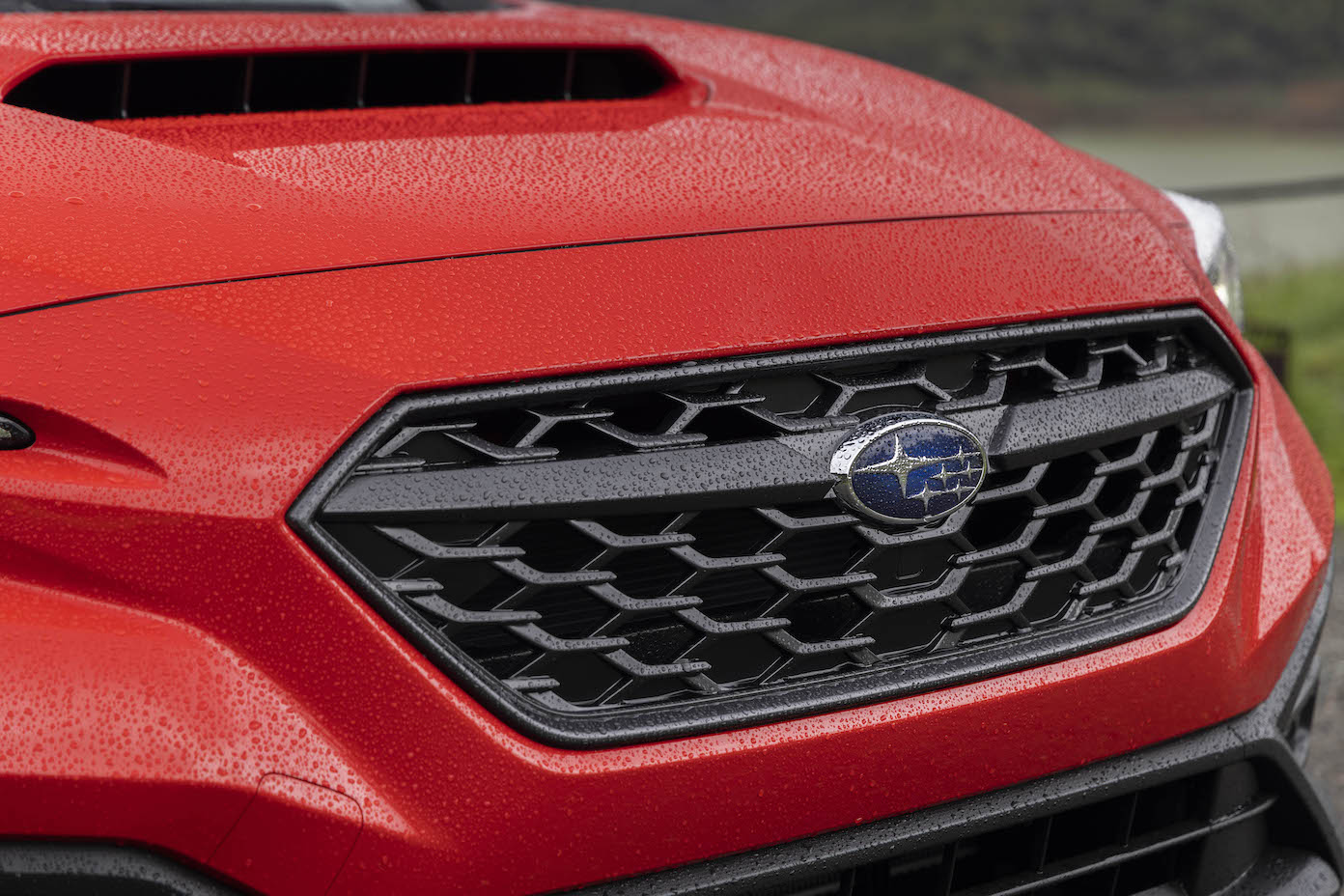 Red 2023 Subaru WRX close-up shot. The 2023 Subaru WRX trims that you'd expect aren't the most popular.