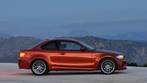BMW 1M Coupe side profile