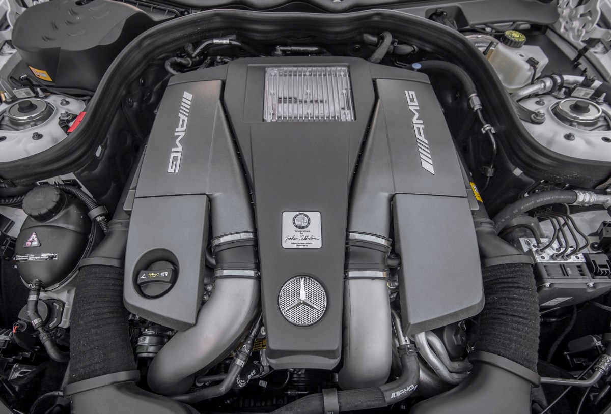 2014 Mercedes CLS63 AMG 5.5-liter twin-turbo V8