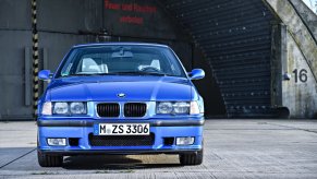 Front view of an E36 BMW M3