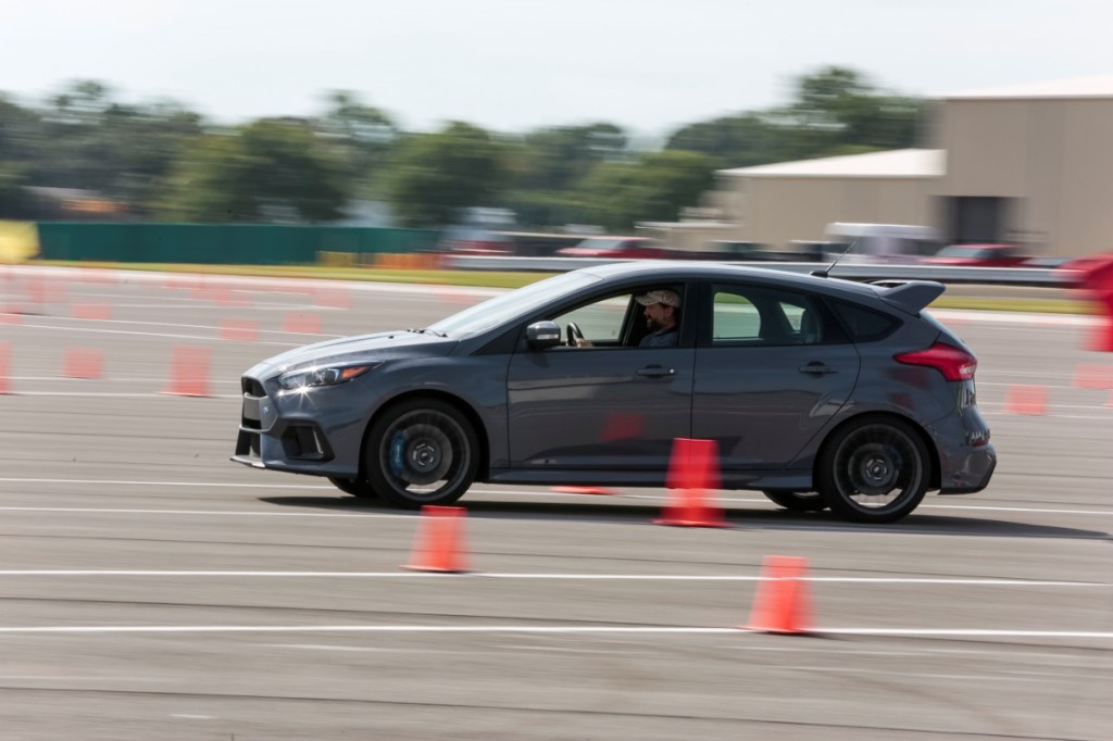 Gray Ford Focus RS Autocross
