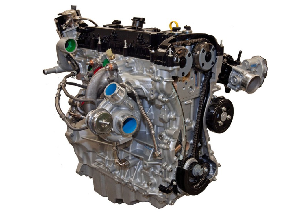 Ford Focus RS Mustang Explorer Ecoboost 2.3-liter turbocharged four-cylinder engine