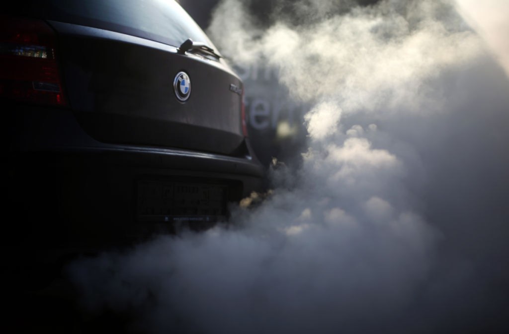 Diesel smoke from BMW