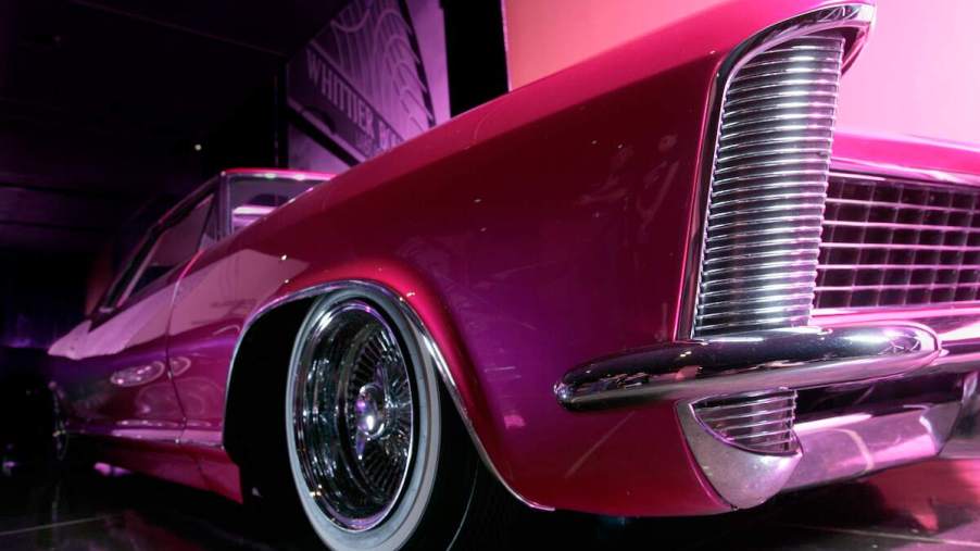 Iron Resurrection features restored classic cars like this 1965 Buick Riviera