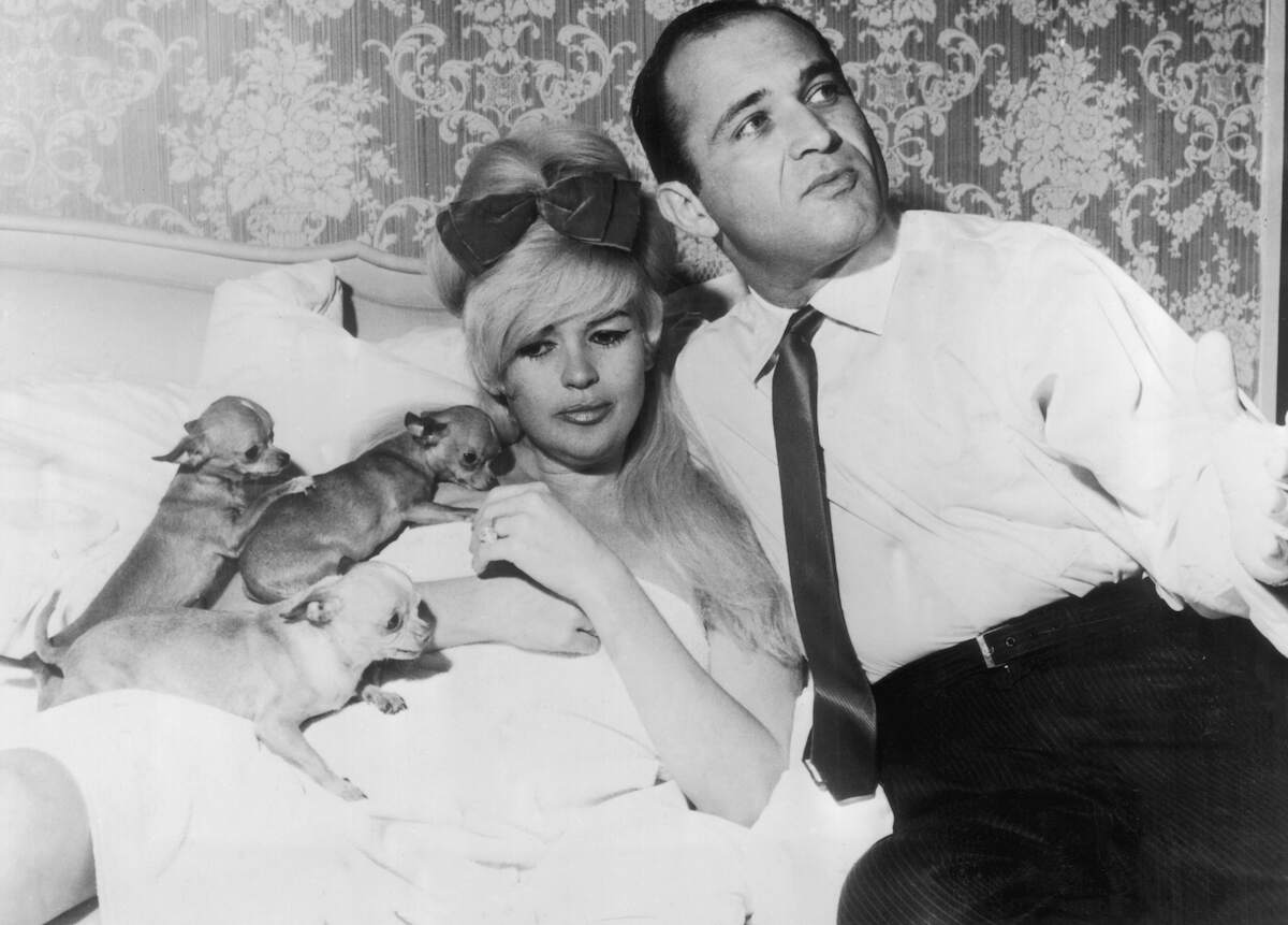 Jayne Mansfield and her lawyer/boyfriend Sam Brody in May 1967 a few weeks before their deaths