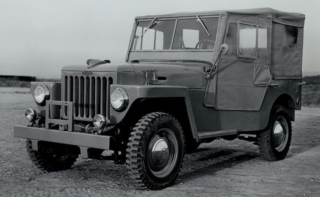 1954 Toyota BJ/Land Cruiser front 3/4 view